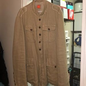 HUGO BOSS Orange Linen blazer jacket
